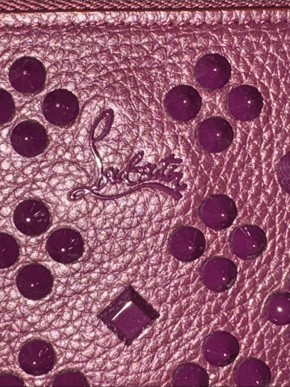 NWT Christian Louboutin Panettone Wallet in Merlot - Full Set & Pristine - Picture 6 of 8